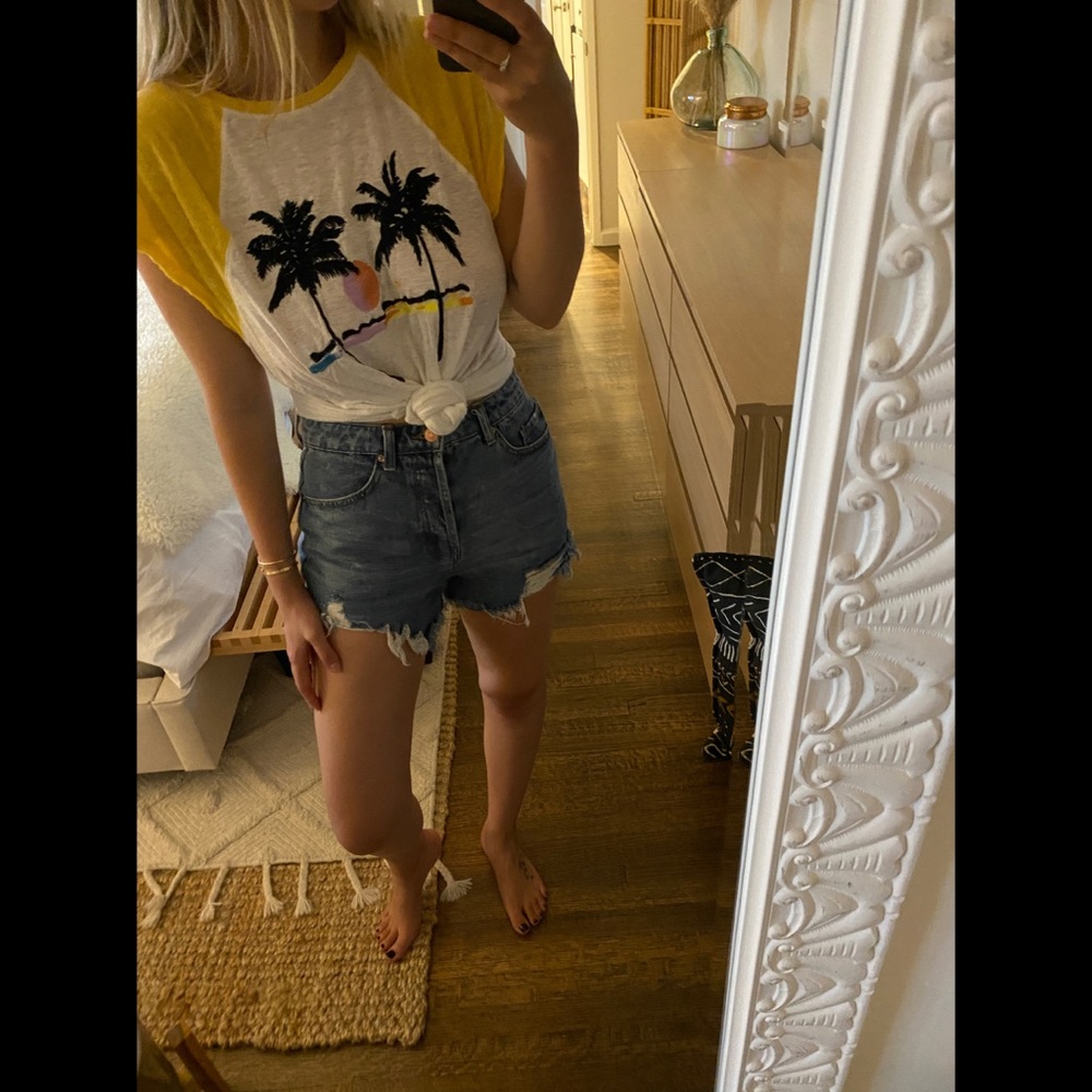 Free People Embroidered Tank